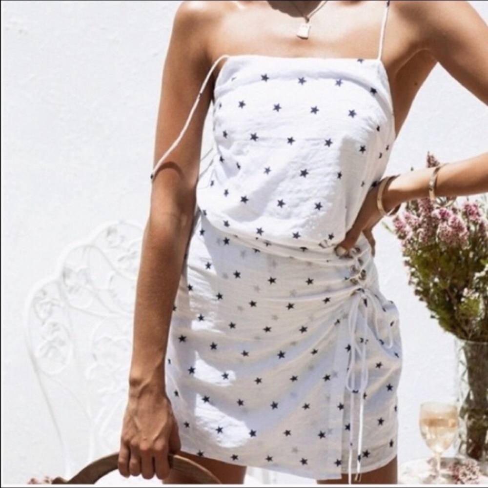 Milky Way Sabo Skirt Dress